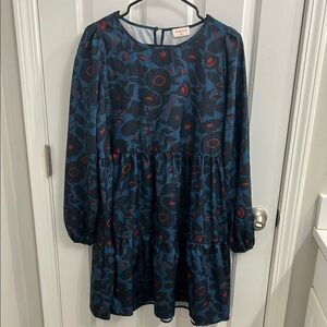 Floral Blue / Red women’s Dress